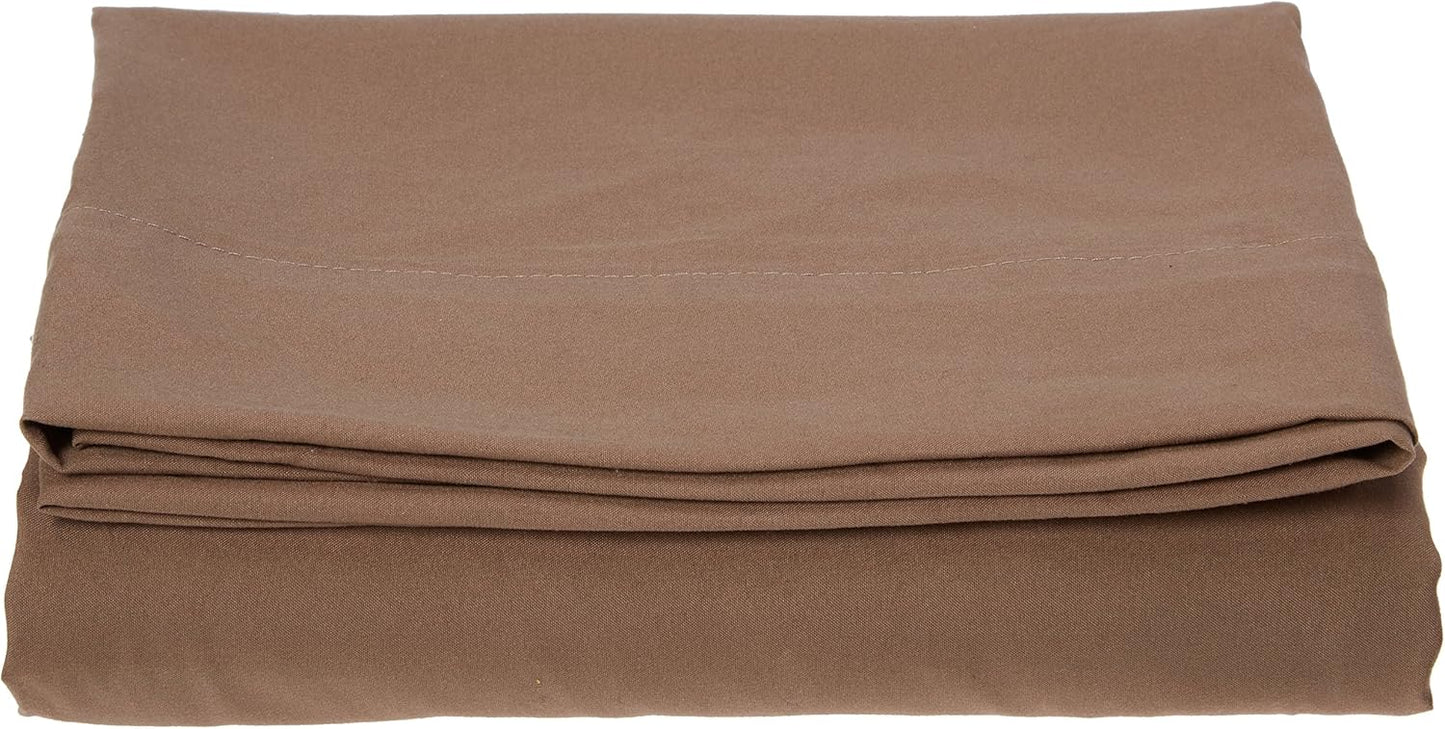 Luxury Flat Sheet on Amazon Elegant Comfort Wrinkle-Free 1500 Premier Hotel Quality 1-Piece Flat Sheet, King Size, White