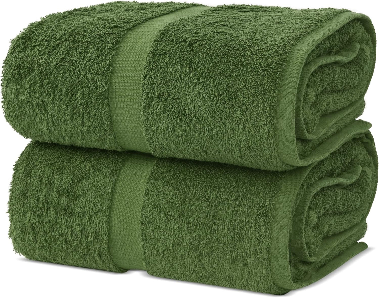 Chakir Turkish Linens | Hotel & Spa Quality 100% Cotton Premium Turkish Towels | Soft & Absorbent (4-Piece Bath Towels, White)