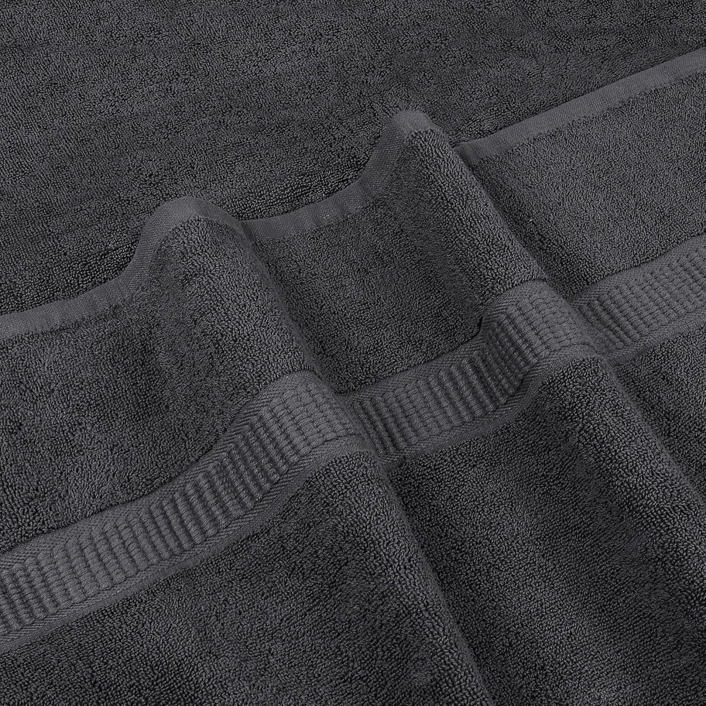 Utopia Towels Luxurious Jumbo Bath Sheet 2 Piece, 600 GSM, 35 by 70 Inches, 100% Ring Spun Cotton, Highly Absorbent and Quick Dry Extra Large Bath Towel, Super Soft Towel, Grey
