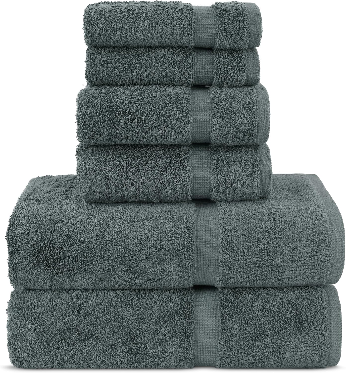 Chakir Turkish Linens | Hotel & Spa Quality 100% Cotton Premium Turkish Towels | Soft & Absorbent (4-Piece Bath Towels, White)