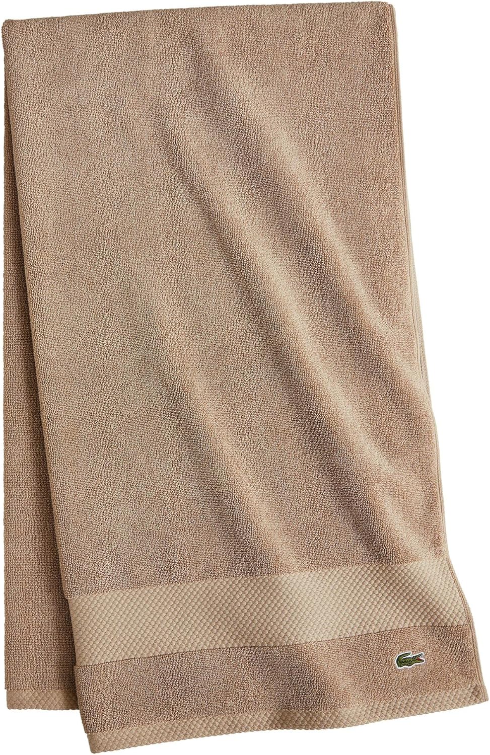 Lacoste Heritage Supima Cotton Bath Towel, Aloe, 30" x 54"