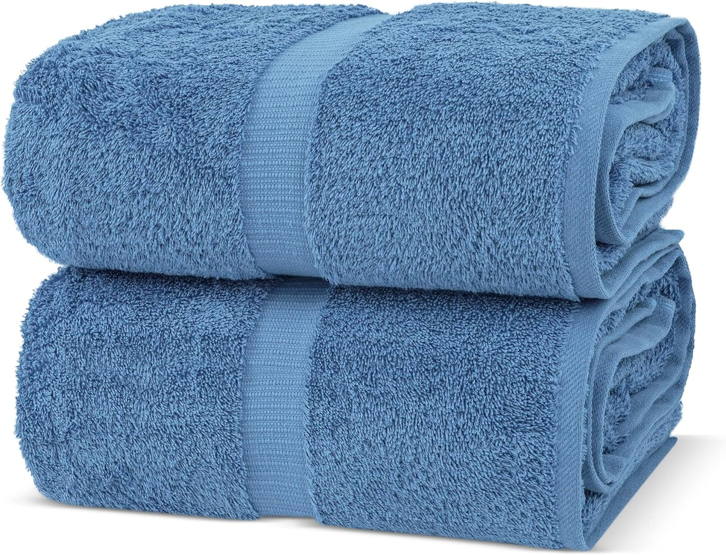 Chakir Turkish Linens | Hotel & Spa Quality 100% Cotton Premium Turkish Towels | Soft & Absorbent (4-Piece Bath Towels, White)