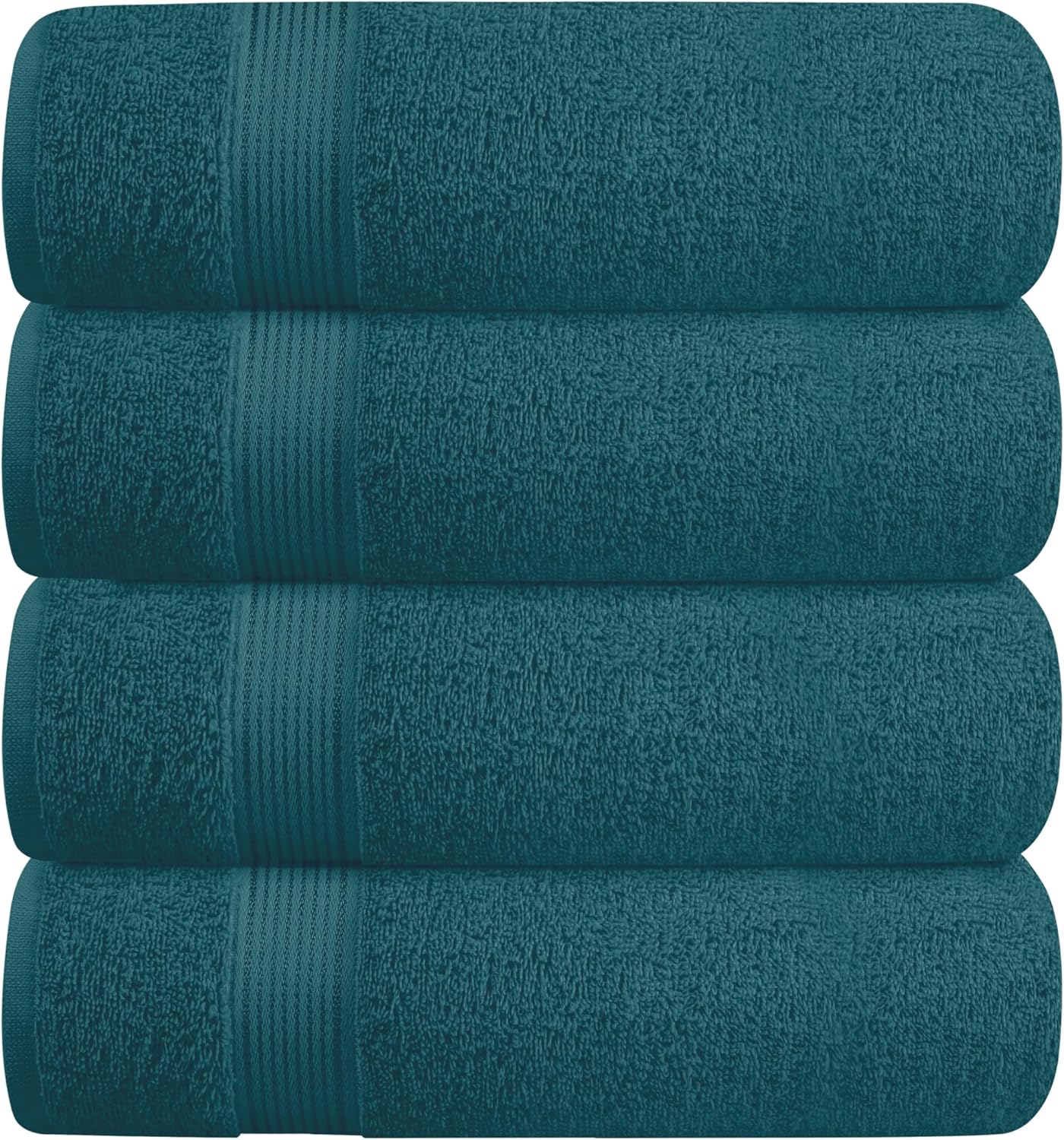 Belizzi Home Ultra Soft 3 Pack Cotton Towel Set, Contains a Bath Towel 28x55 inch, a Hand Towel 16x24 inch & a Wash Coth 12x12 inch, Ideal Everyday use, Compact & Lightweight - Black