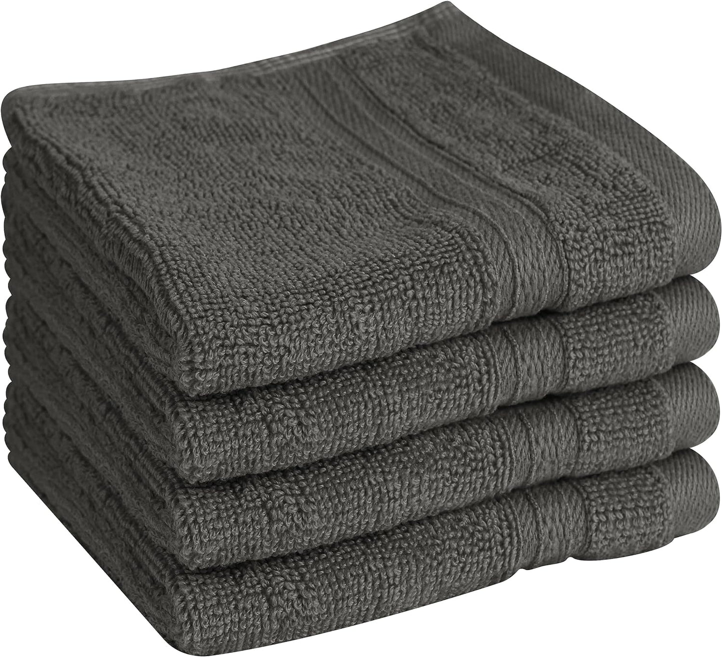 Towel and Linen Mart 100% Cotton 6 Pack Bath Towel Set, Quick Dry, Super Absorbent, Light Weight, Soft, (27 x 54 Pack of 6) Beige, White, Grey, Sky Blue, SAGE Green, Navy