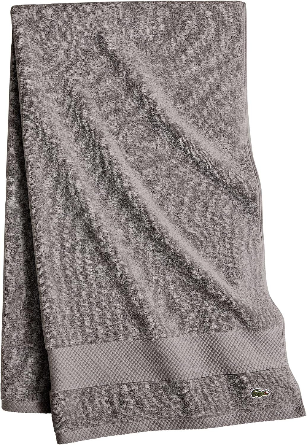 Lacoste Heritage Supima Cotton Bath Towel, Aloe, 30" x 54"